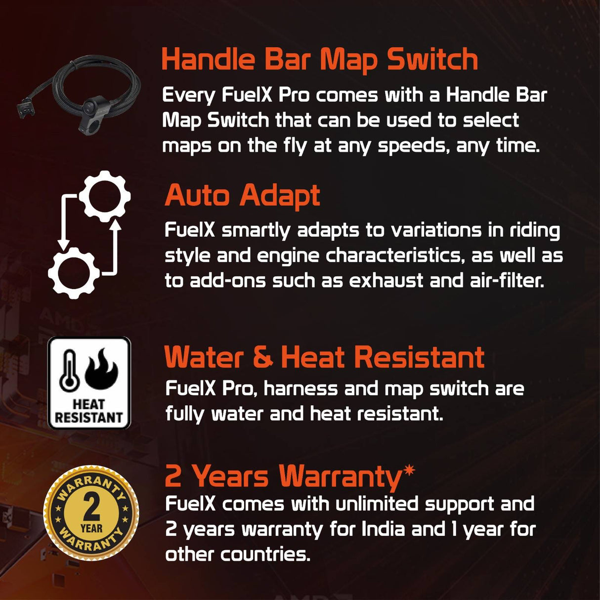 Fuel X pro for Dominar 400 UG4 2019 model onwards