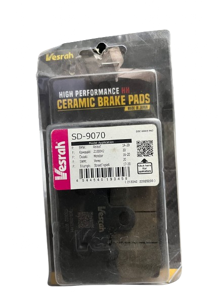 DUCATI MONSTER 797/ SCRAMBLER MULTISTRADA 1200 (2015-18) FRONT BRAKE PADS CERAMIC - SD-9070