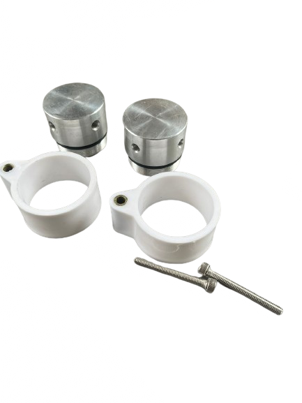 BMW 310 RR / APACHE RR 310 Handlebar Riser / Handlebar Height Raiser Clamps - BLACK