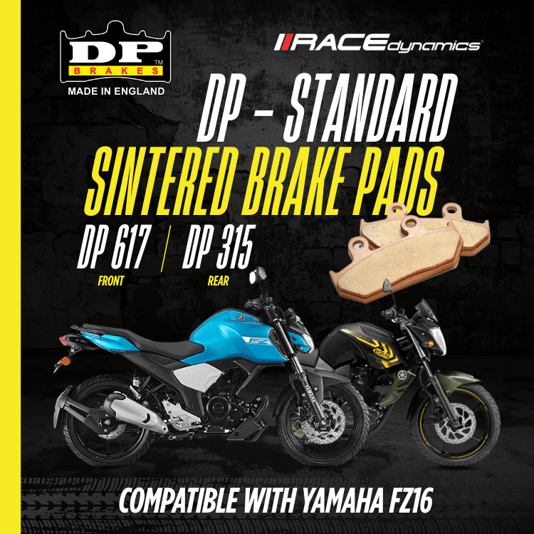 DP Sintered Brake Pads for Yamaha FZ 16 - Standard