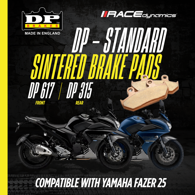 DP Sintered Brake Pads for Yamaha Fazer 25 - Standard