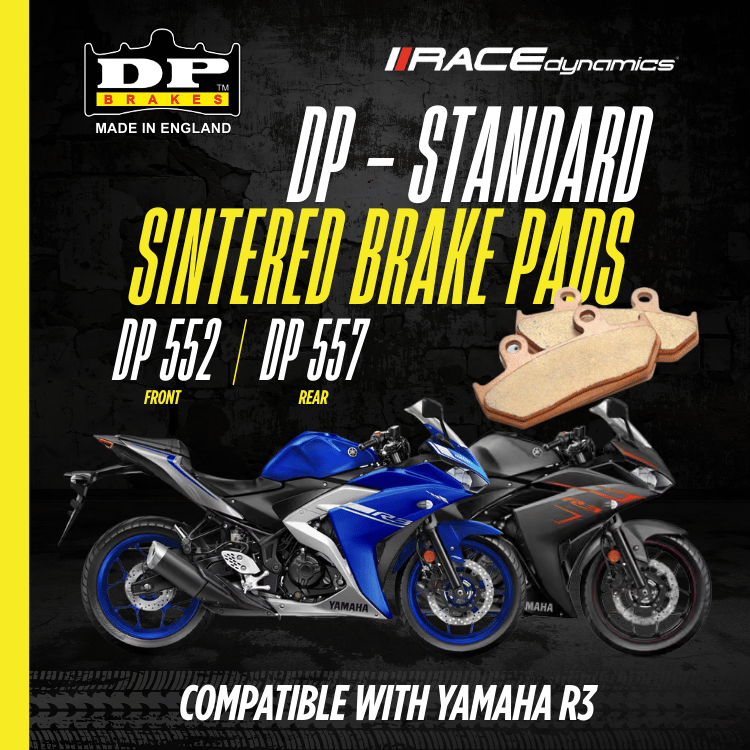 DP Sintered Brake Pads for Yamaha R3 (2015-2020) - Standard