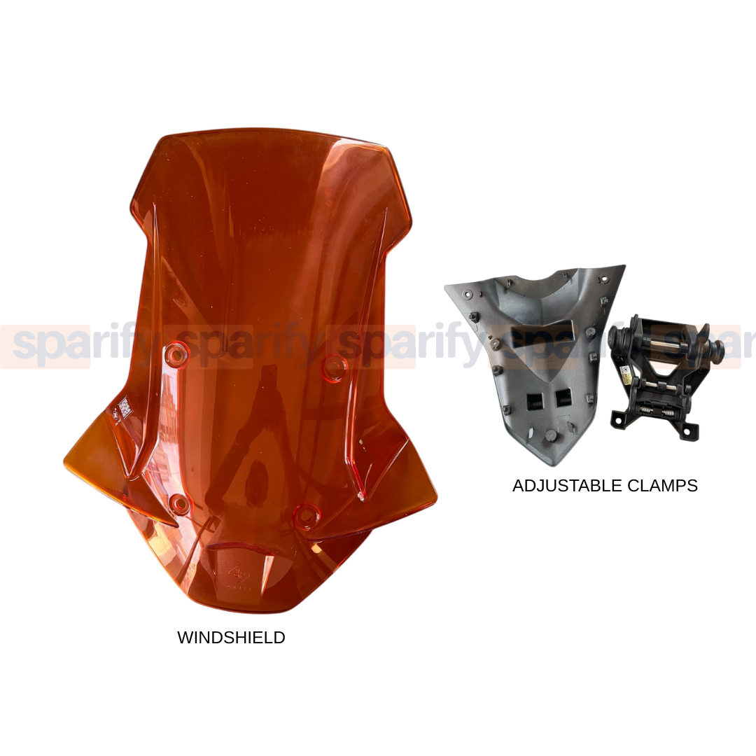 YAMAHA AEROX TOURING WINDSHIELD | ZHIPAT | VISOR GLASS | MADE IN VIETNAM |V2 | NEW SHAPE DESIGN | ADVENTURE TOURING GLASS