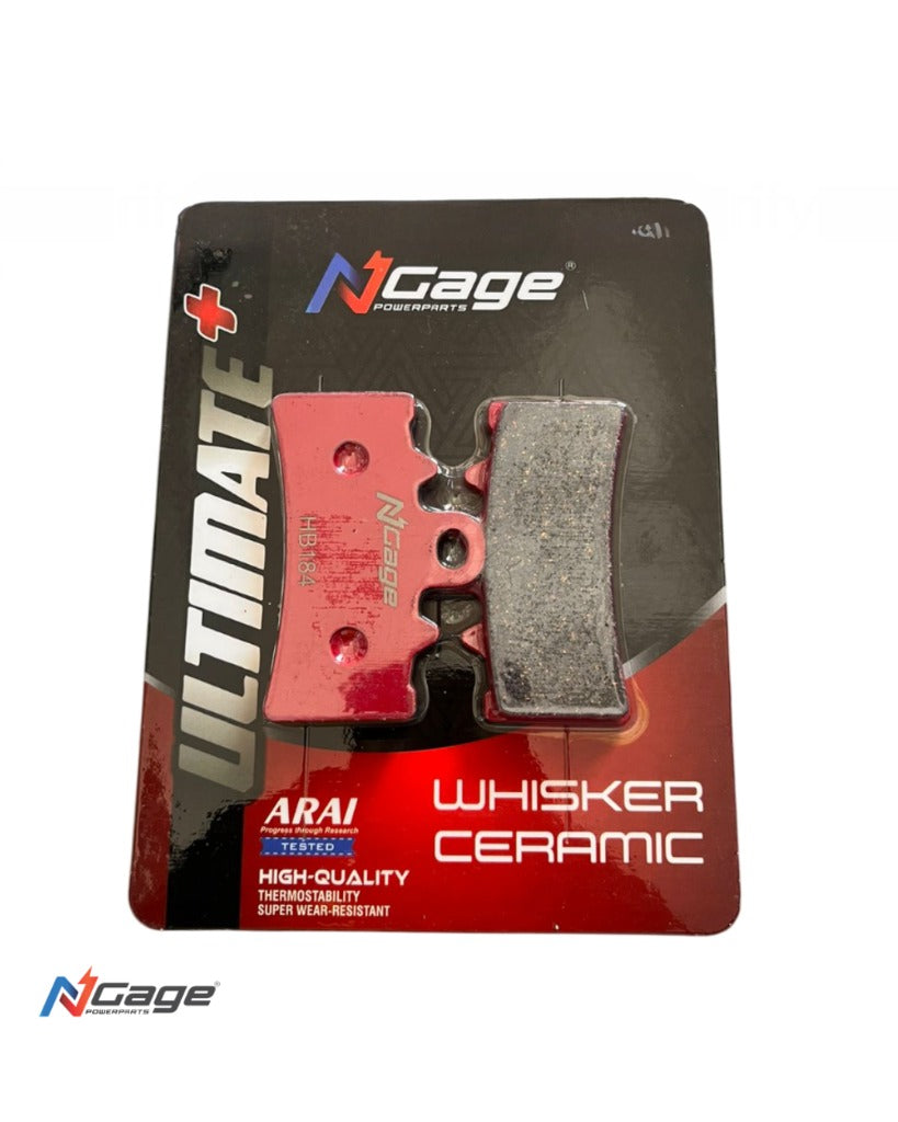TRIUMPH SPEED 400 /SCRAMBLER 400 X |front whisker ceramic Ultimate + brake pads | NGAGE POWERPARTS