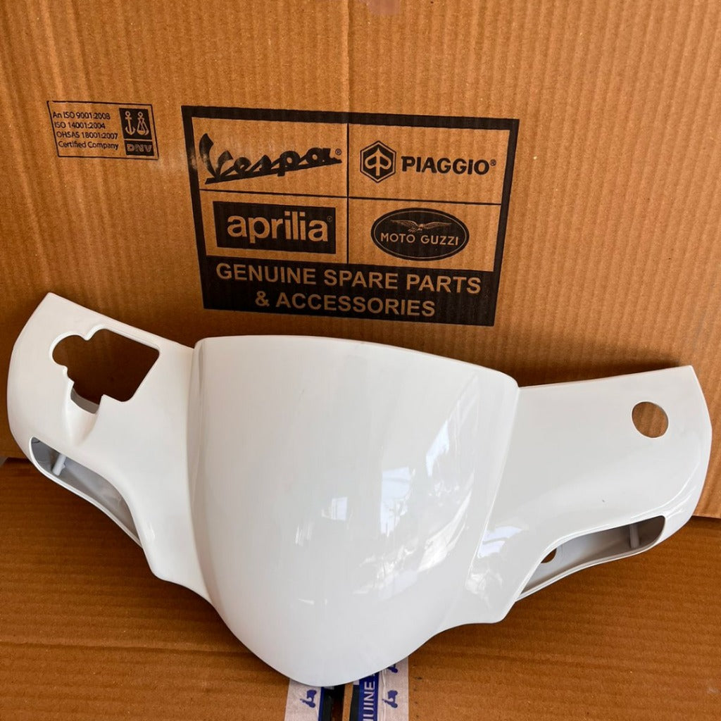 Aprilia handlebar cover (visor ) white