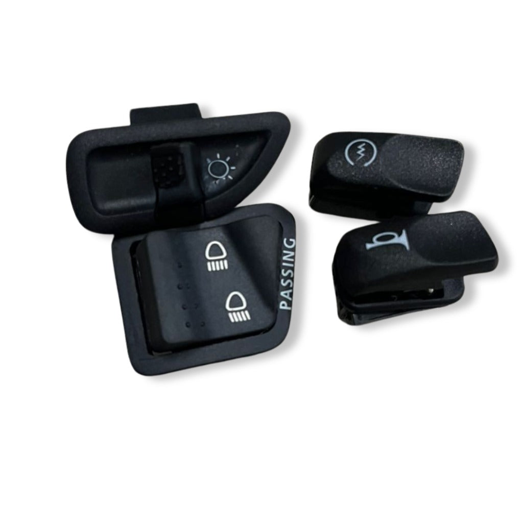 MODULAR SWITCHES FOR APRILIA SET OF - 4 (HORN , SELF START,PASSING LIGHT SWITCH,INDICATOR SWITCH)