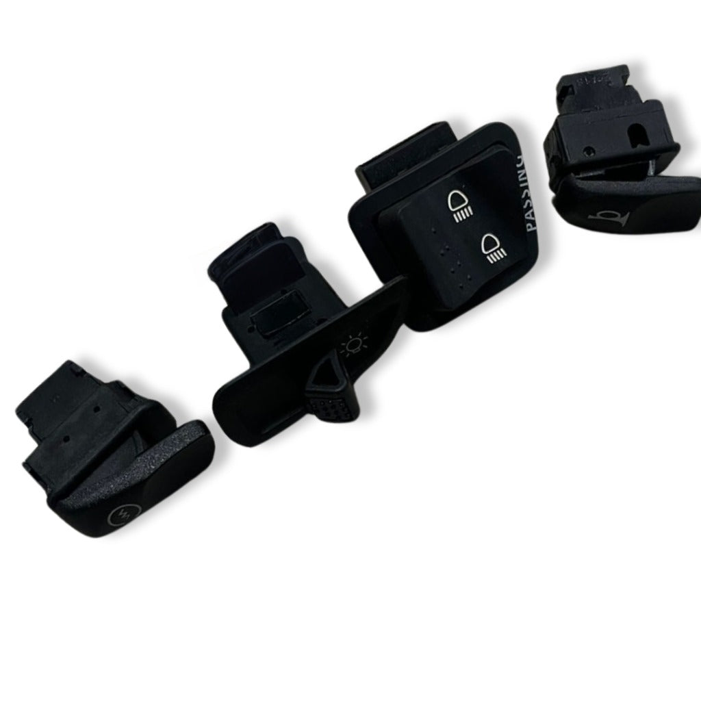 MODULAR SWITCHES FOR APRILIA SET OF - 4 (HORN , SELF START,PASSING LIGHT SWITCH,INDICATOR SWITCH)