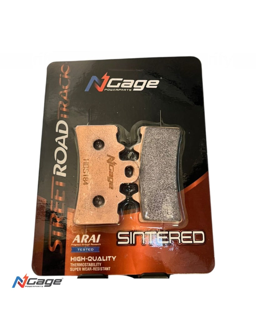 COMBO - TRIUMPH SPEED 400 / SCRAMBLER 400X / T4 | front and rear sintered brake pads | NGAGE POWERPARTS - ARAI Certified for Extreme Performance