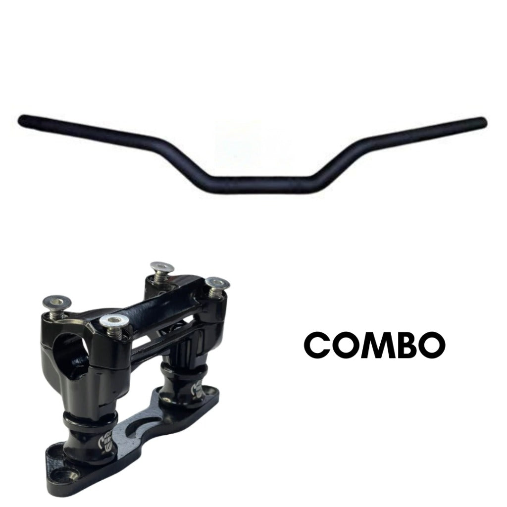 COMPLETE HANDLE CONVERSION KIT FOR PULSAR NS 200/160/125 (BS4) ( FOR TOURING , LONG RIDES) - COMBO PACK