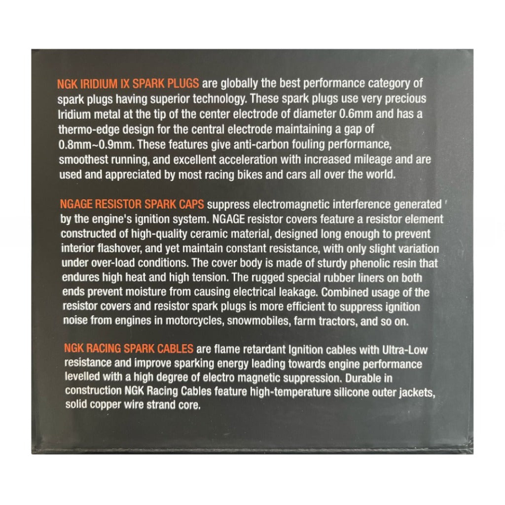 Interceptor 650 | Continental GT 650 | High performance | Spark plug cable kit | Resistor Spark Caps