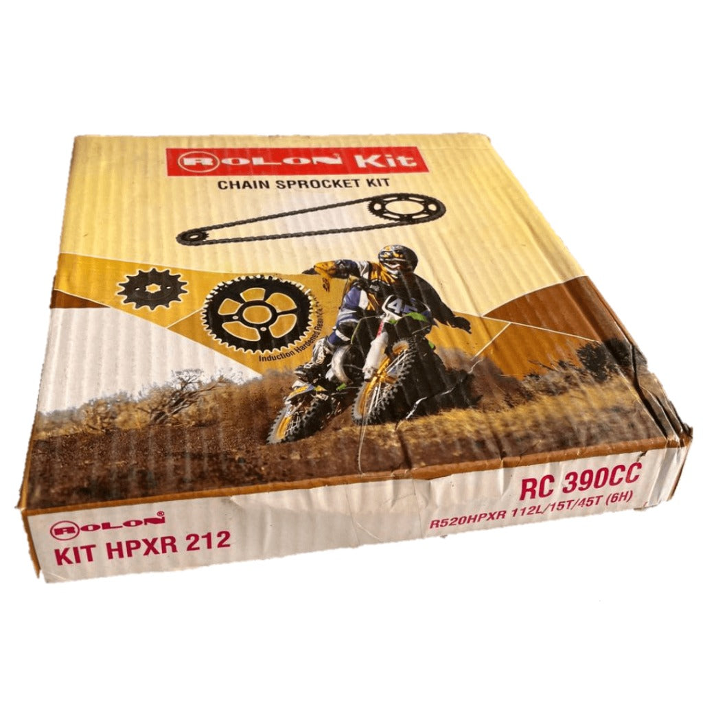 KTM RC 390 X RING CHAIN SPROCKET KIT BY ROLON