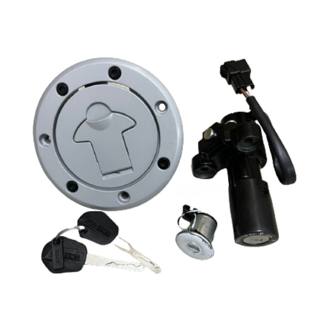 Duke 200 lock set with PT cap | Spark Minda