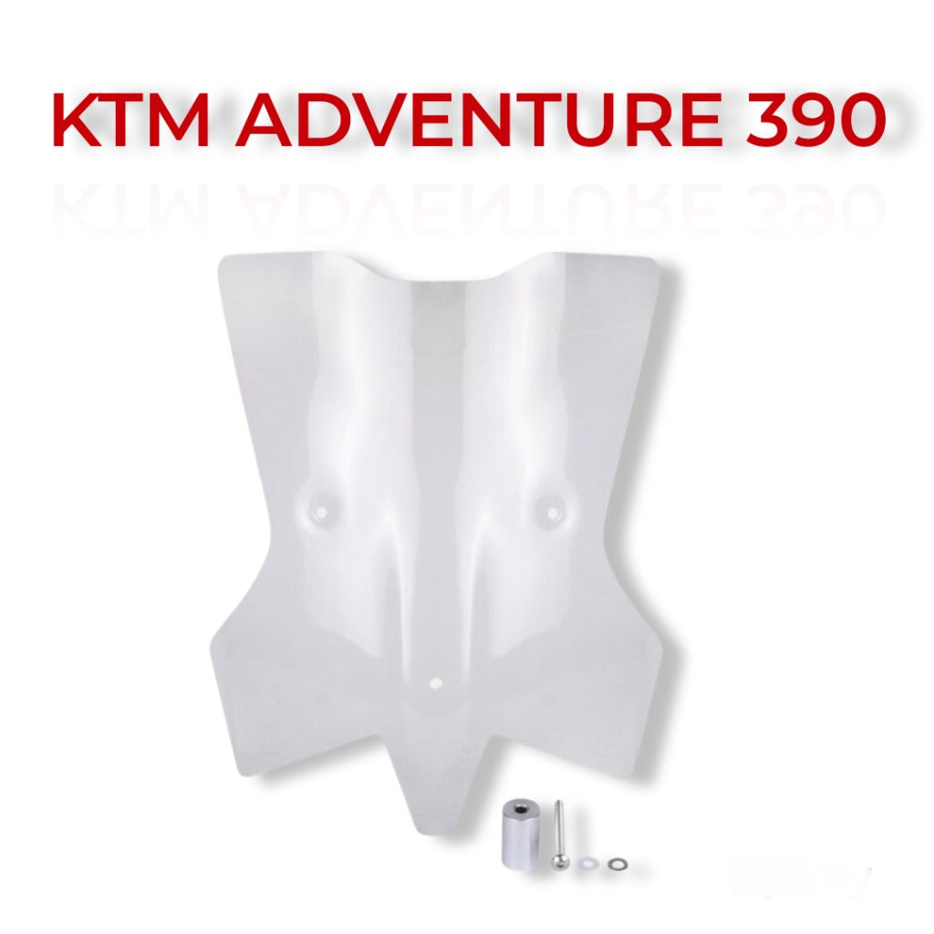 Windshield for ktm 390 adventure | SMOKE BLACK | TRANSPERANT