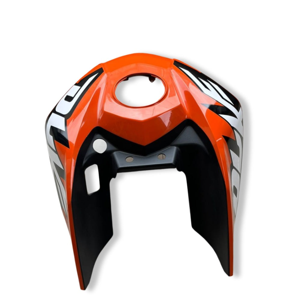 Ktm Duke 200 /390 BS3 tank upper cover orangewith decals