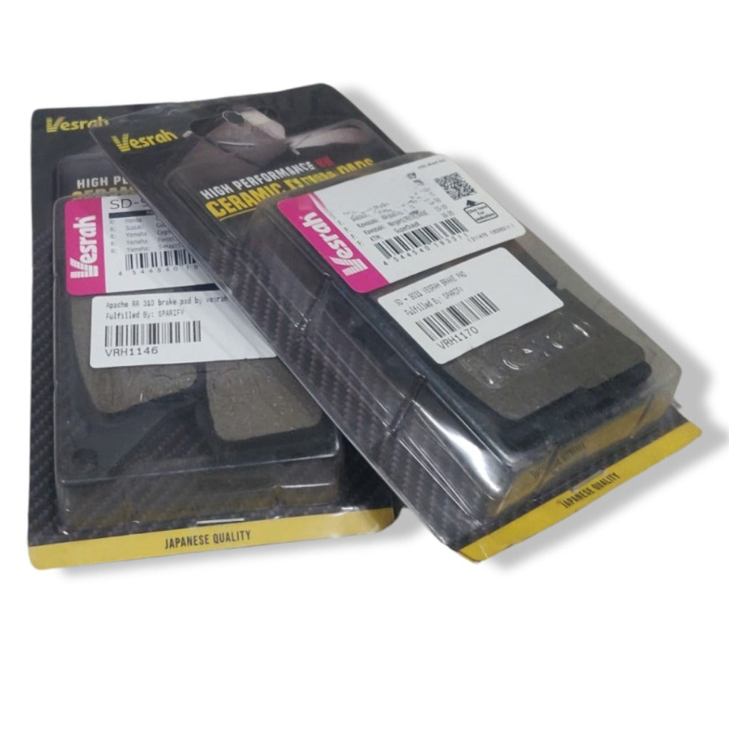 KTM ceramic brake pads by vesrah - COMBO compatible for (duke/rc/adv - 125/200/250/390) SD9068 SD953