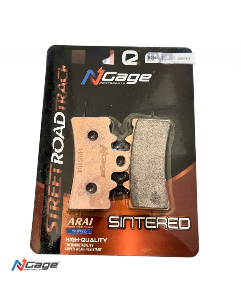 KTM DUKE/RC 125-200-250-390| front sintered brake pads | NGAGE POWERPARTS - ARAI Certified for Extreme Performance