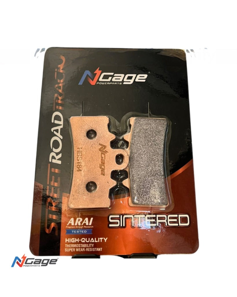 KTM DUKE/RC 125-200-250-390| front sintered brake pads | NGAGE POWERPARTS - ARAI Certified for Extreme Performance