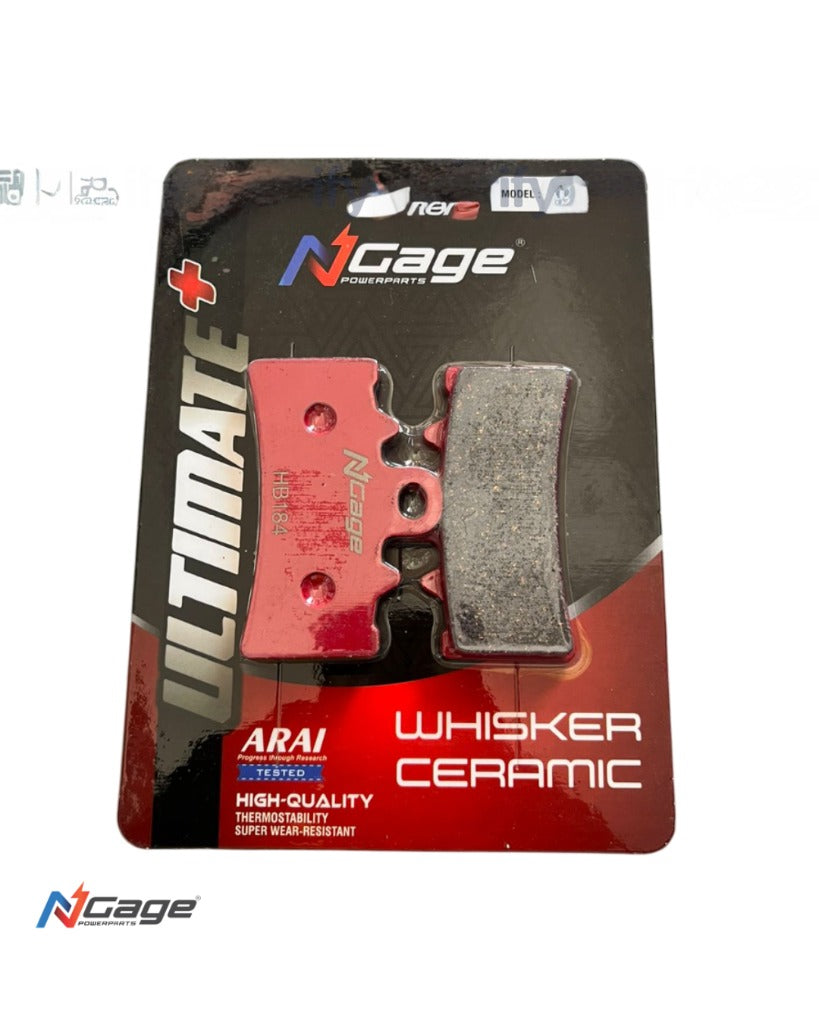 KTM DUKE 125/200/250/390 |front whisker ceramic Ultimate + brake pads | NGAGE POWERPARTS