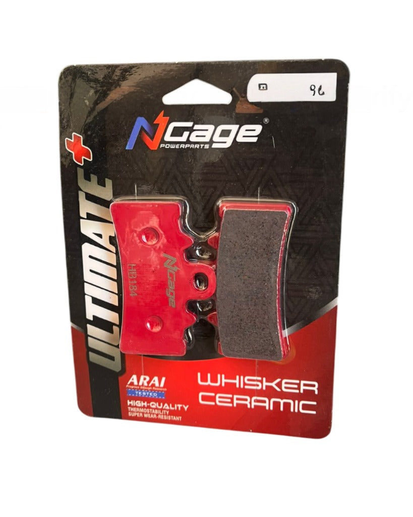 KTM DUKE 125/200/250/390 |front whisker ceramic Ultimate + brake pads | NGAGE POWERPARTS