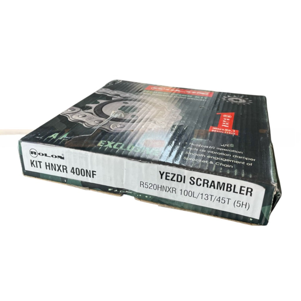 YEZDI Scrambler | Rolon Chain Sprocket Kit - Normal ( HNXR 400NF )