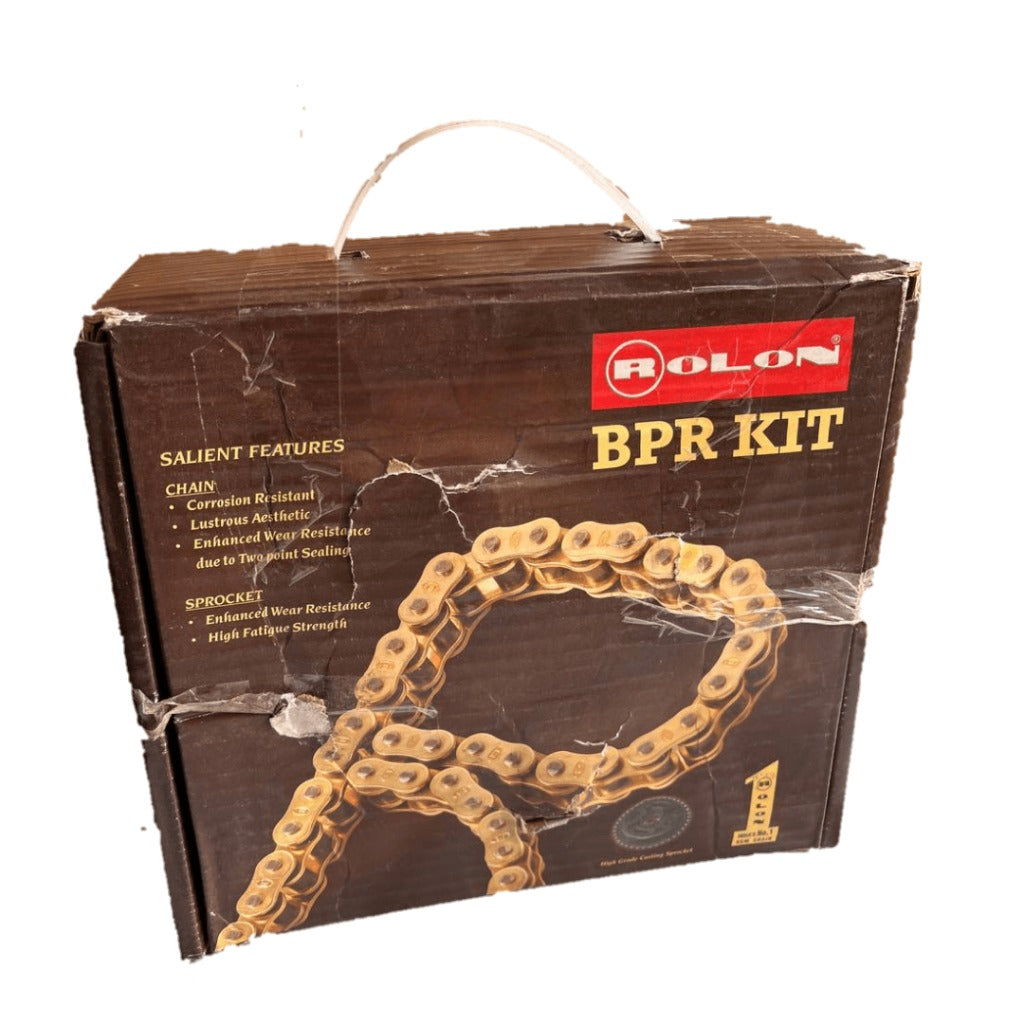 RE CLASSIC 350 BRASS O RING CHAIN SPROCKET KIT BY ROLON