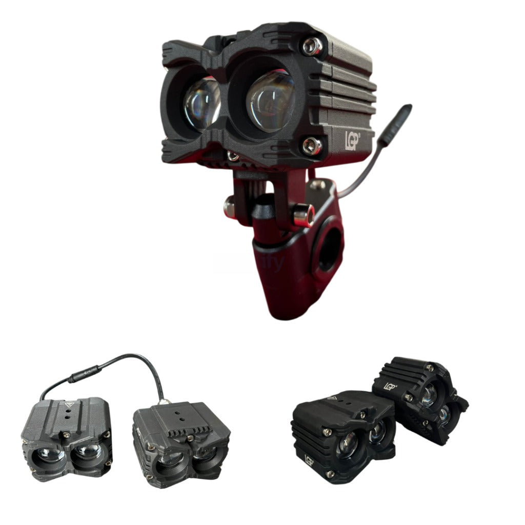 MK05 Spotlight | IP67 waterproof | auxiliary lights with with harness | compatible for all motorcycles and cars - premium by LGP (18 months warranty)