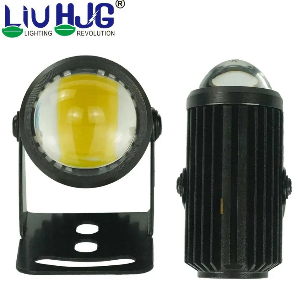 LIU HJG - Original Mini Driving Fog Lights 40W Dual Colour For universal Motorcycle/Scooters/Cars/Jeeps( UPGRADED VERSION)