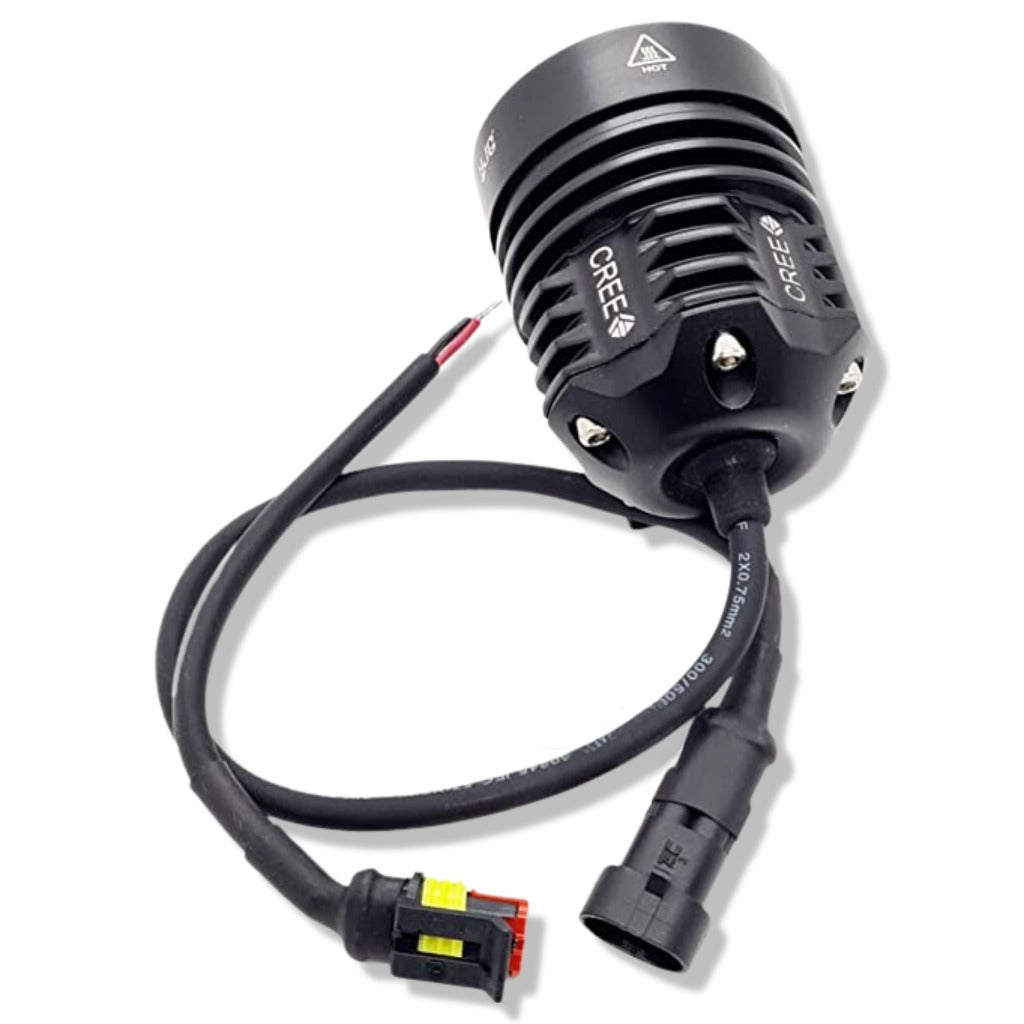 LIU HJG L6X 60W CREE 6 LED Fog Light Auxiliary For Motorcycles (set of 2) - white lens only