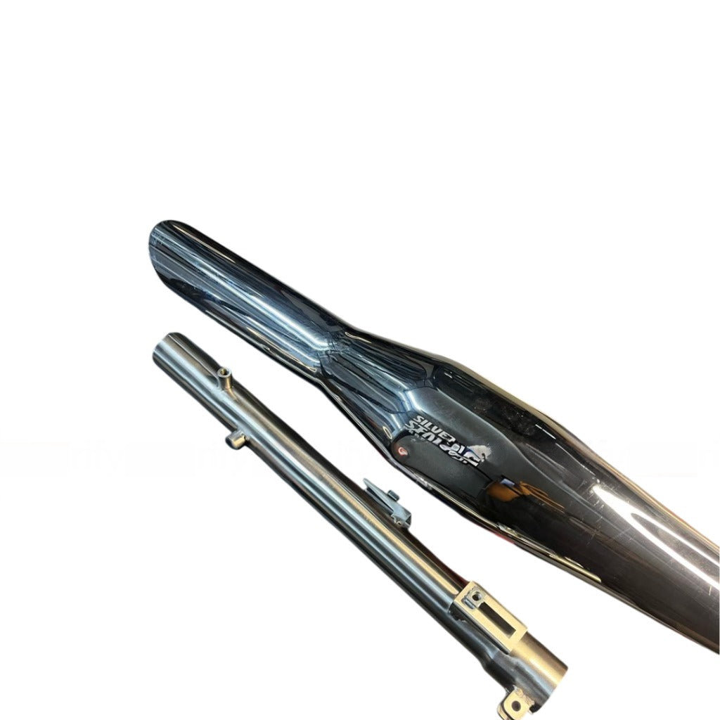 RE CLASSIC REBORN - METEOR 350 | SILVER STALLION SPORTY | DYNO High Performance Exhaust System | POLISH - LIFE TIME WARRANTY