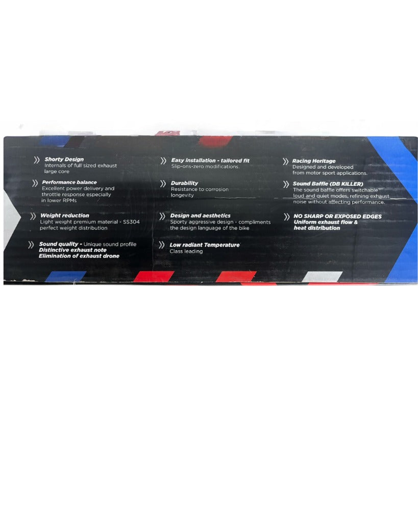 RE HUNTER 350 | SILVER STALLION SHORTY | DYNO High Performance Exhaust System | Black - LIFE TIME WARRANTY