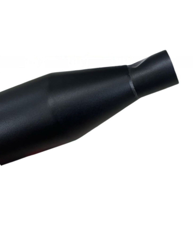 RE HUNTER 350 | SILVER STALLION SHORTY | DYNO High Performance Exhaust System | Black - LIFE TIME WARRANTY