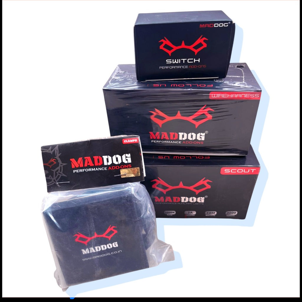 Maddog Scout Auxiliary Light Combo (set of 4)