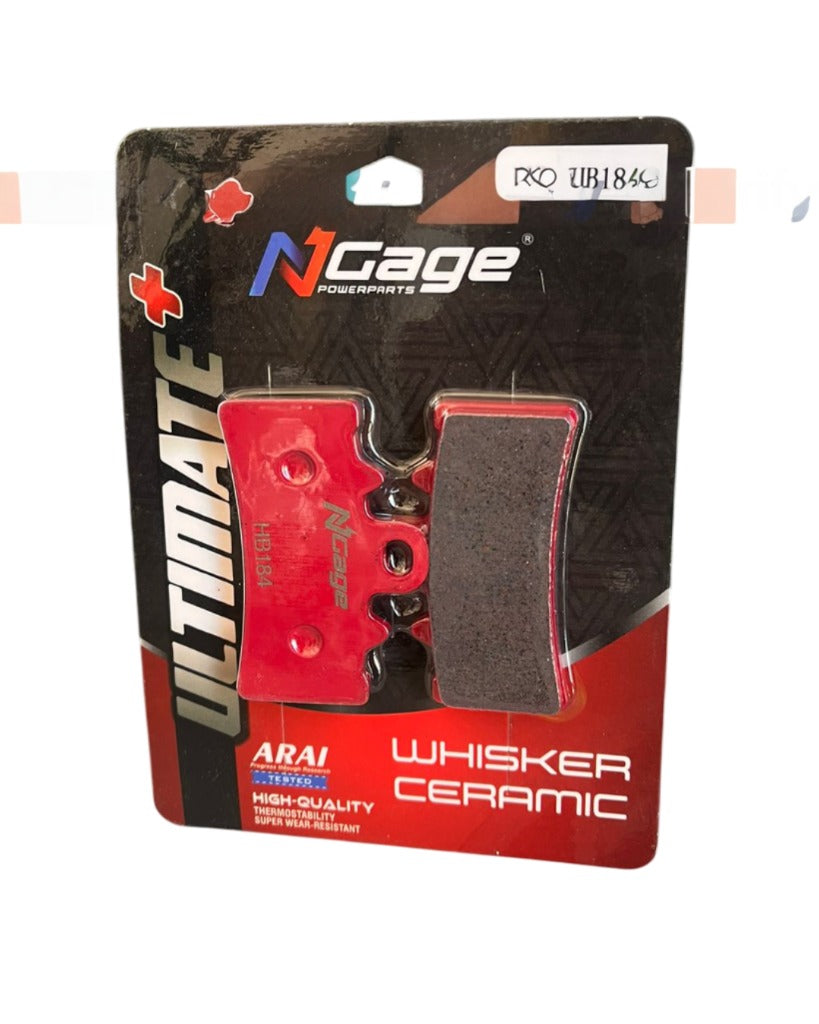DOMINAR 250/400 (UG19 ONWARDS ) |front and rear whisker ceramic Ultimate + brake pads | NGAGE POWERPARTS - COMBO HB184 HB163