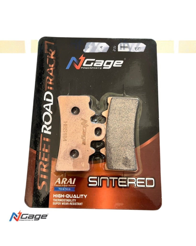 BAJAJ NS 200 - DOMINAR 250/400 (UG19 ) | front sintered brake pads | NGAGE POWERPARTS - ARAI Certified for Extreme Performance