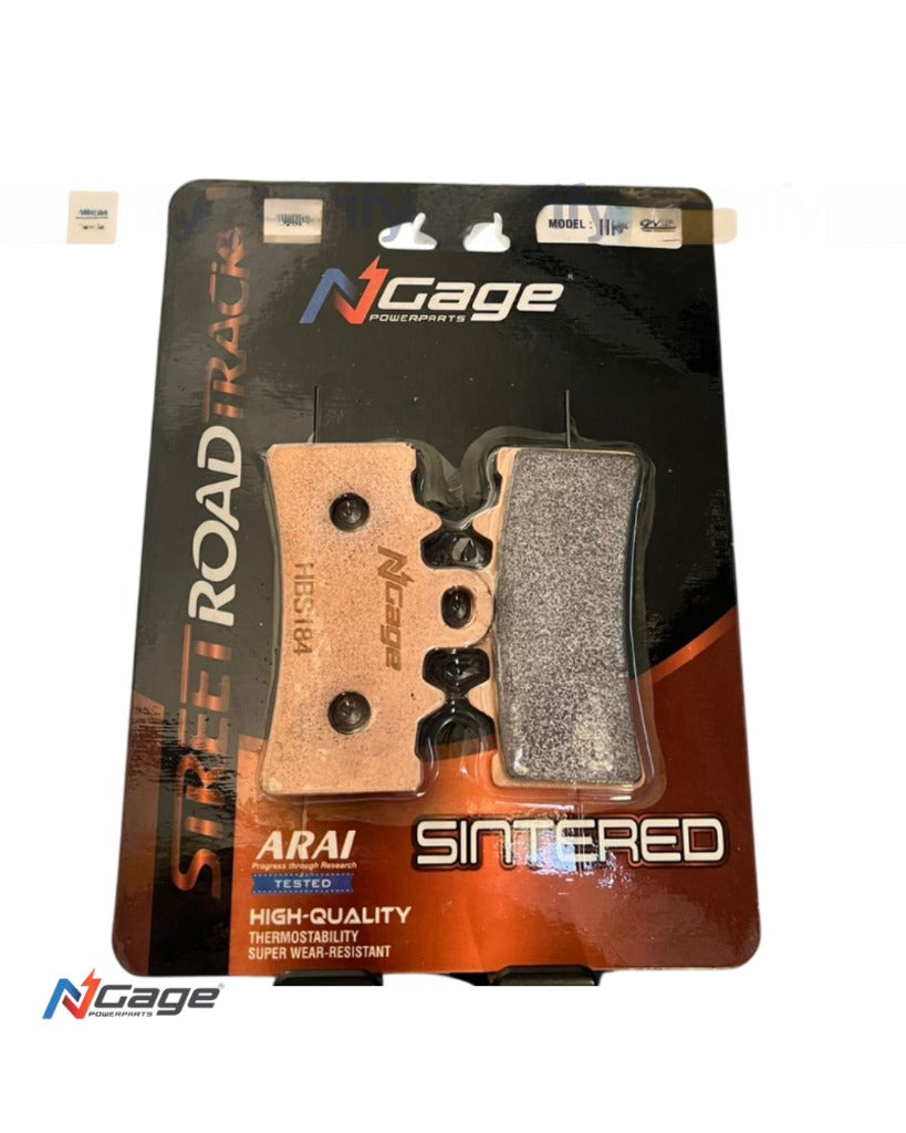 BAJAJ NS 200 - DOMINAR 250/400 (UG19 ) | front sintered brake pads | NGAGE POWERPARTS - ARAI Certified for Extreme Performance