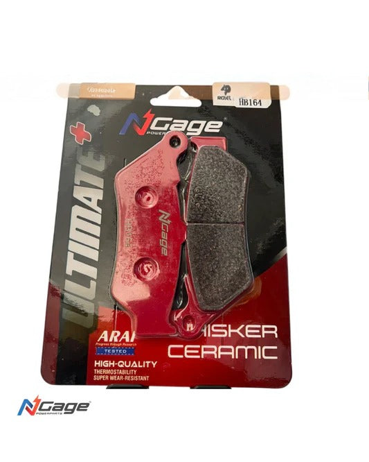 RE HIMALAYAN 450 - GUERRILLA 450 |front and rear whisker ceramic Ultimate + brake pads | NGAGE POWERPARTS - COMBO HB163 HB164