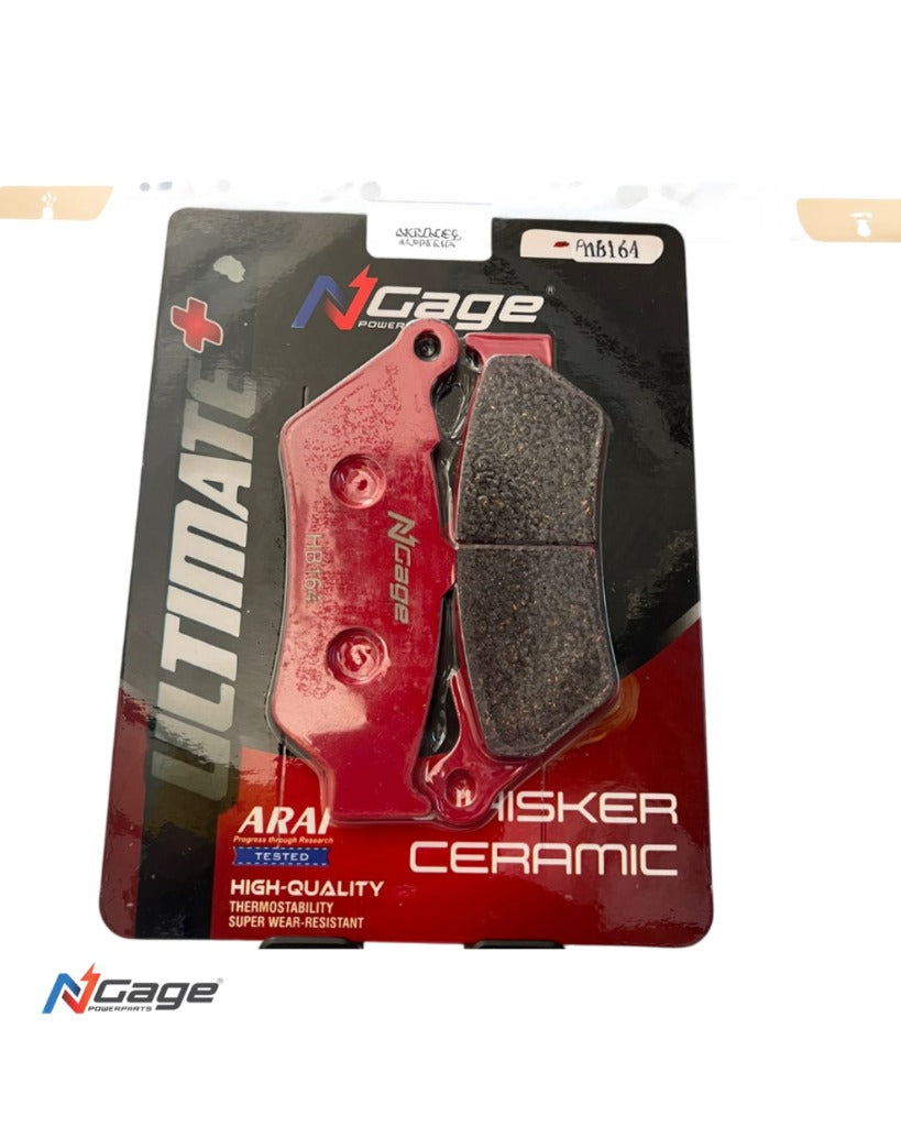 RE INTERCEPTOR 650- CONTINENTAL GT 650 | front whisker ceramic Ultimate + brake pads | NGAGE POWERPARTS