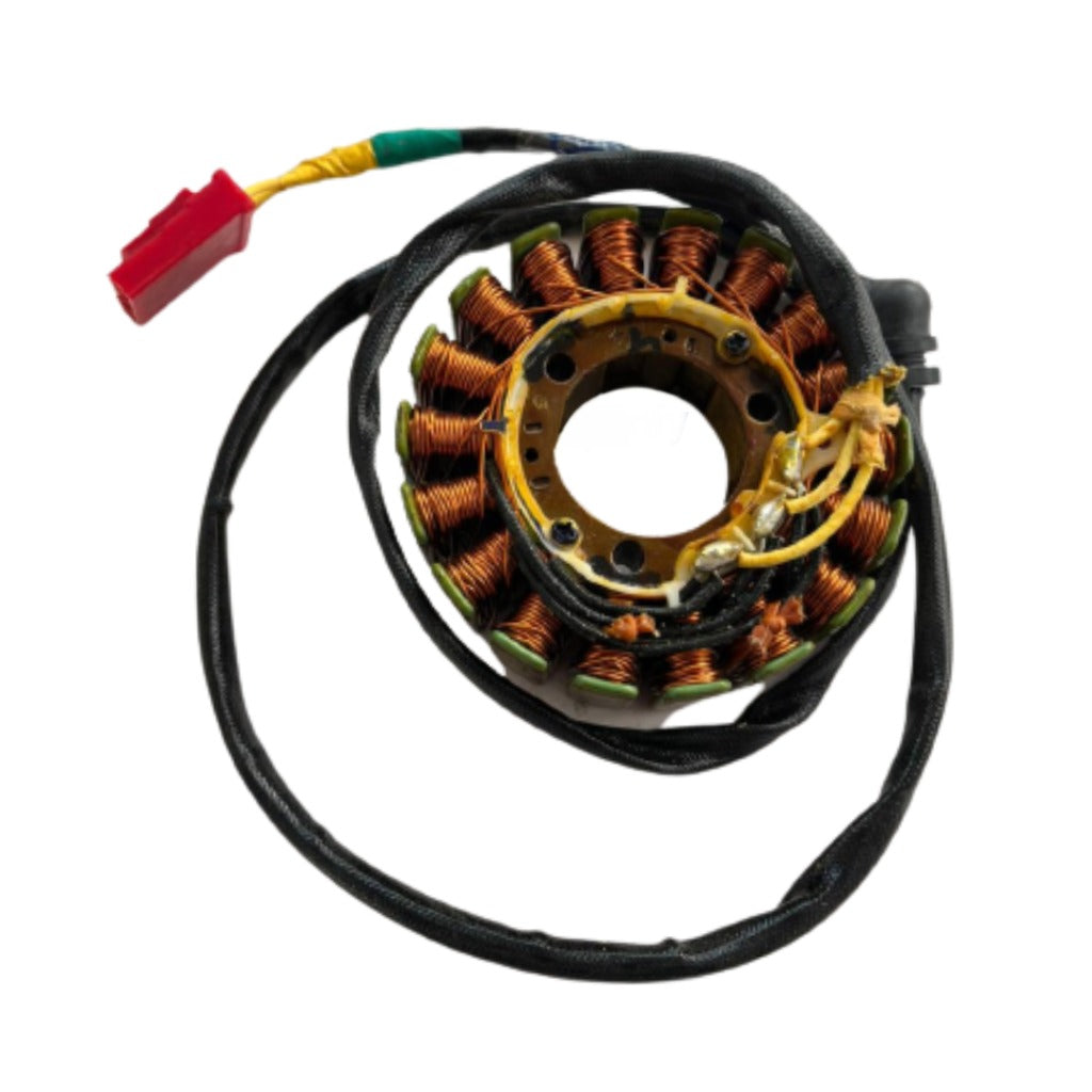 Dominar 400 coil plate assembly