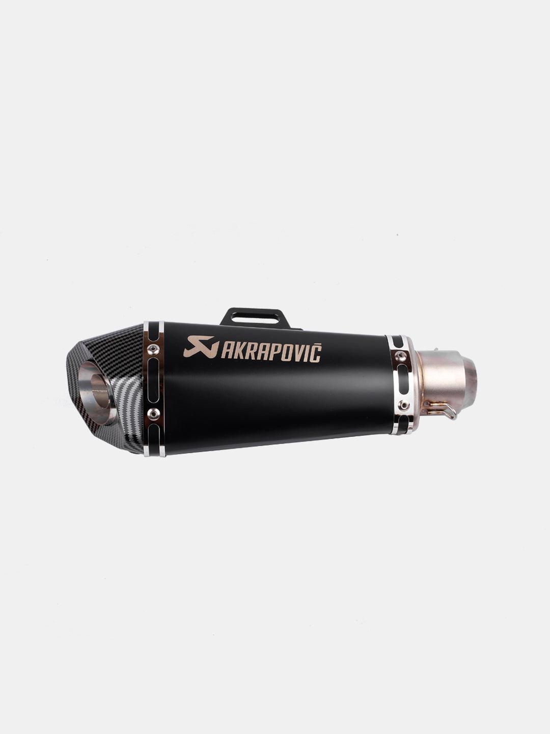 Akrapovic Exhaust End Carbon Black - Moto Modz