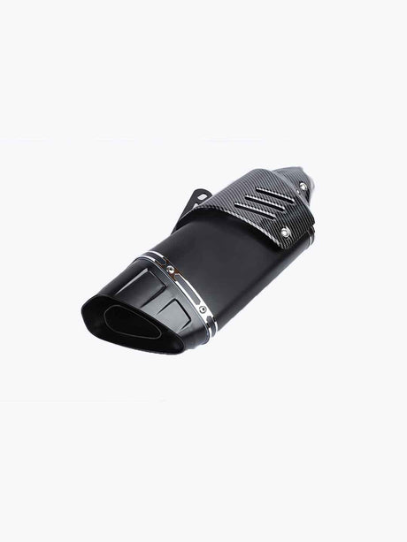 Akrapovic Full Black Carbon Shield Exhaust Premium - Moto Modz