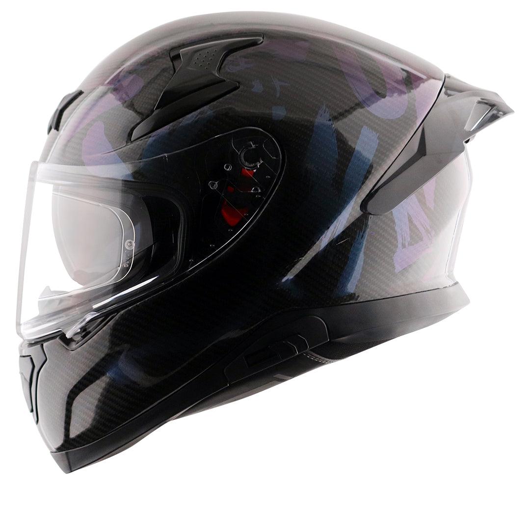 Apex Gloss Carbon Helmet - Moto Modz
