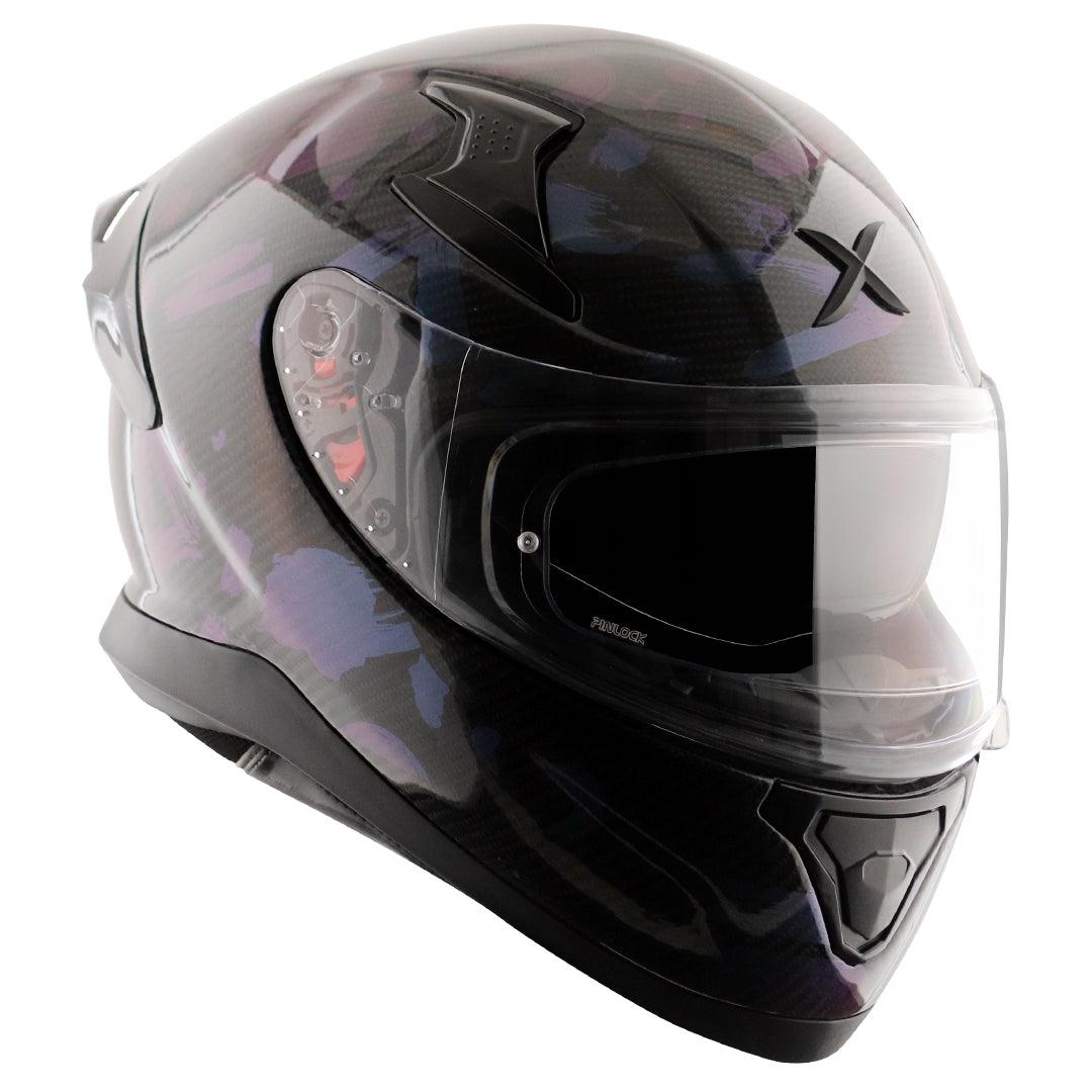 Apex Gloss Carbon Helmet - Moto Modz