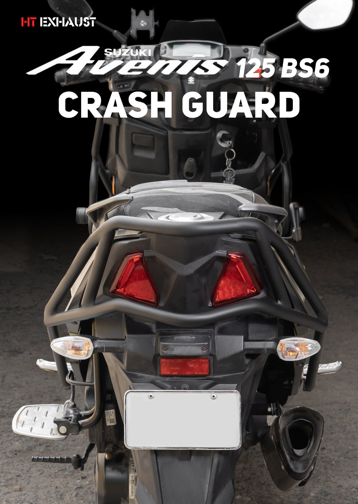 CRASH GUARD 3 IN 1 FOR AVENIS 125 BS6 SB 1009