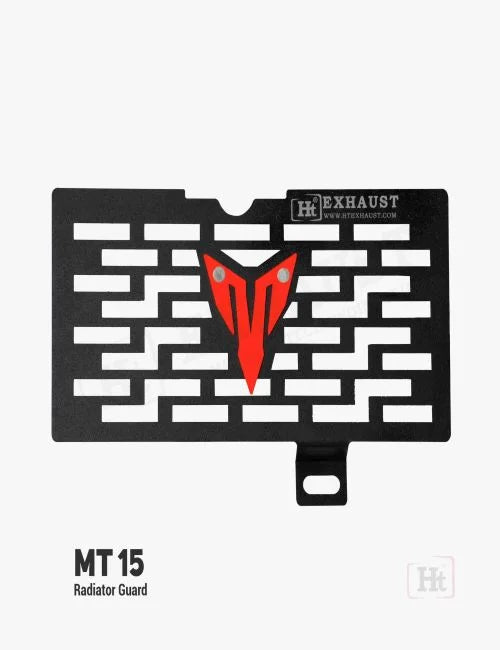 MT 15 Radiator guard with neon color YAMAHA MT logo – RD 907 / Ht exhaust