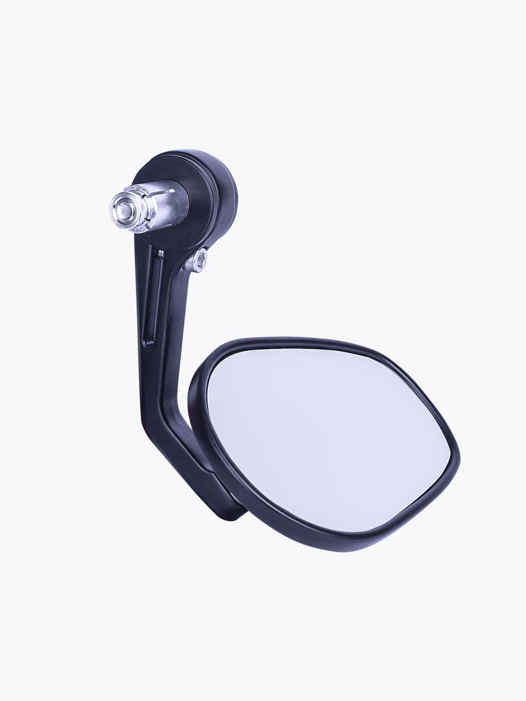 COSMOS SF169 Oval Mirror Black - Moto Modz