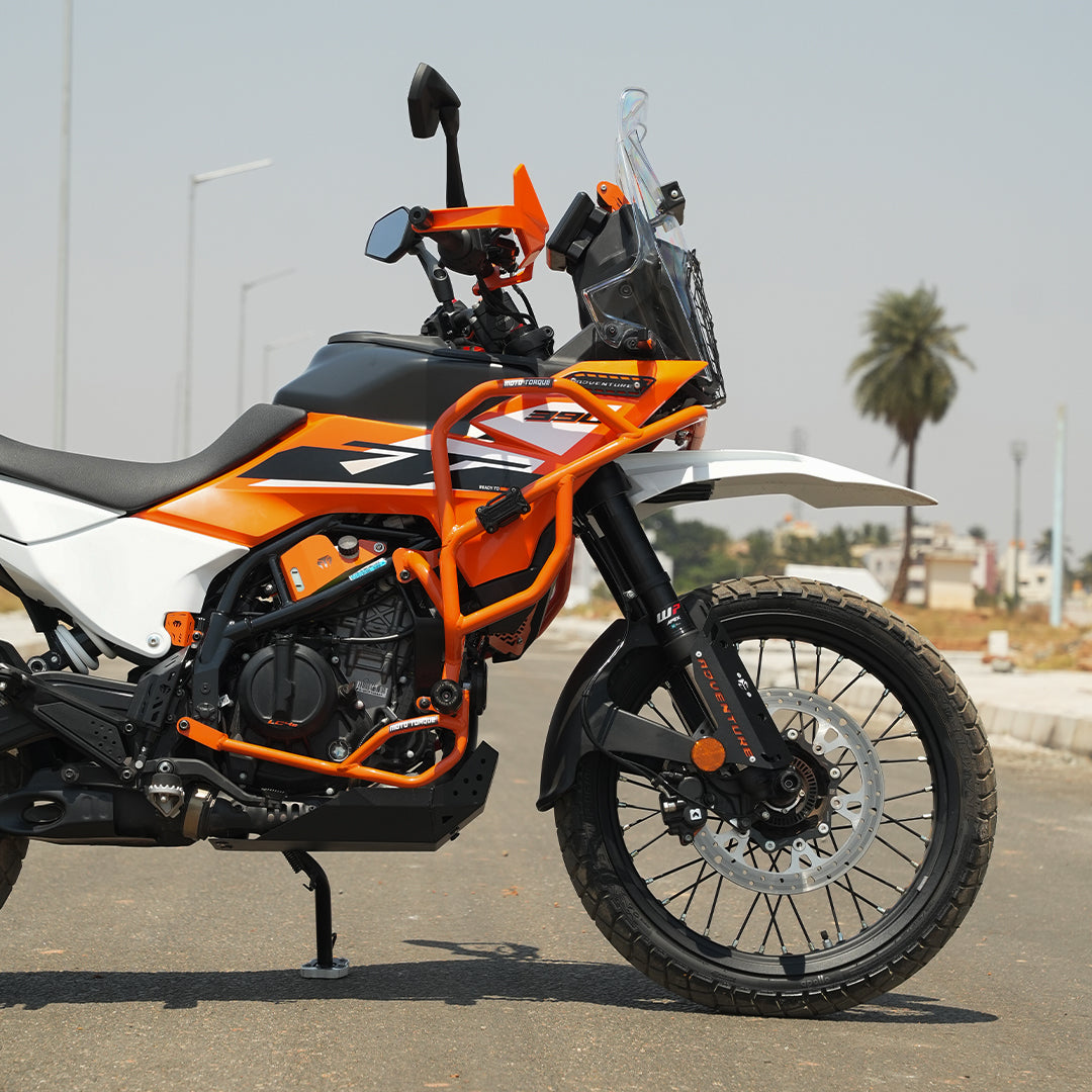 ORANGE CRASH GUARD FOR KTM 390 Adventure/Adventure X