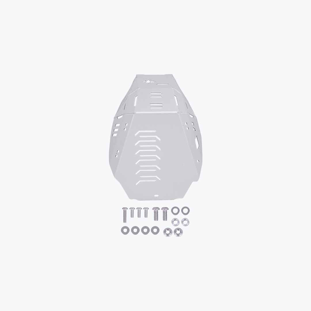 Hero Xpulse 210 Vambrace Bash Plate Silver