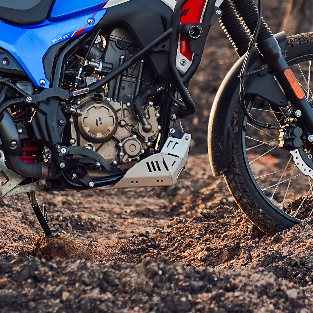 Legundary Hero Xpulse 210 Vambrace Bash Plate Silver