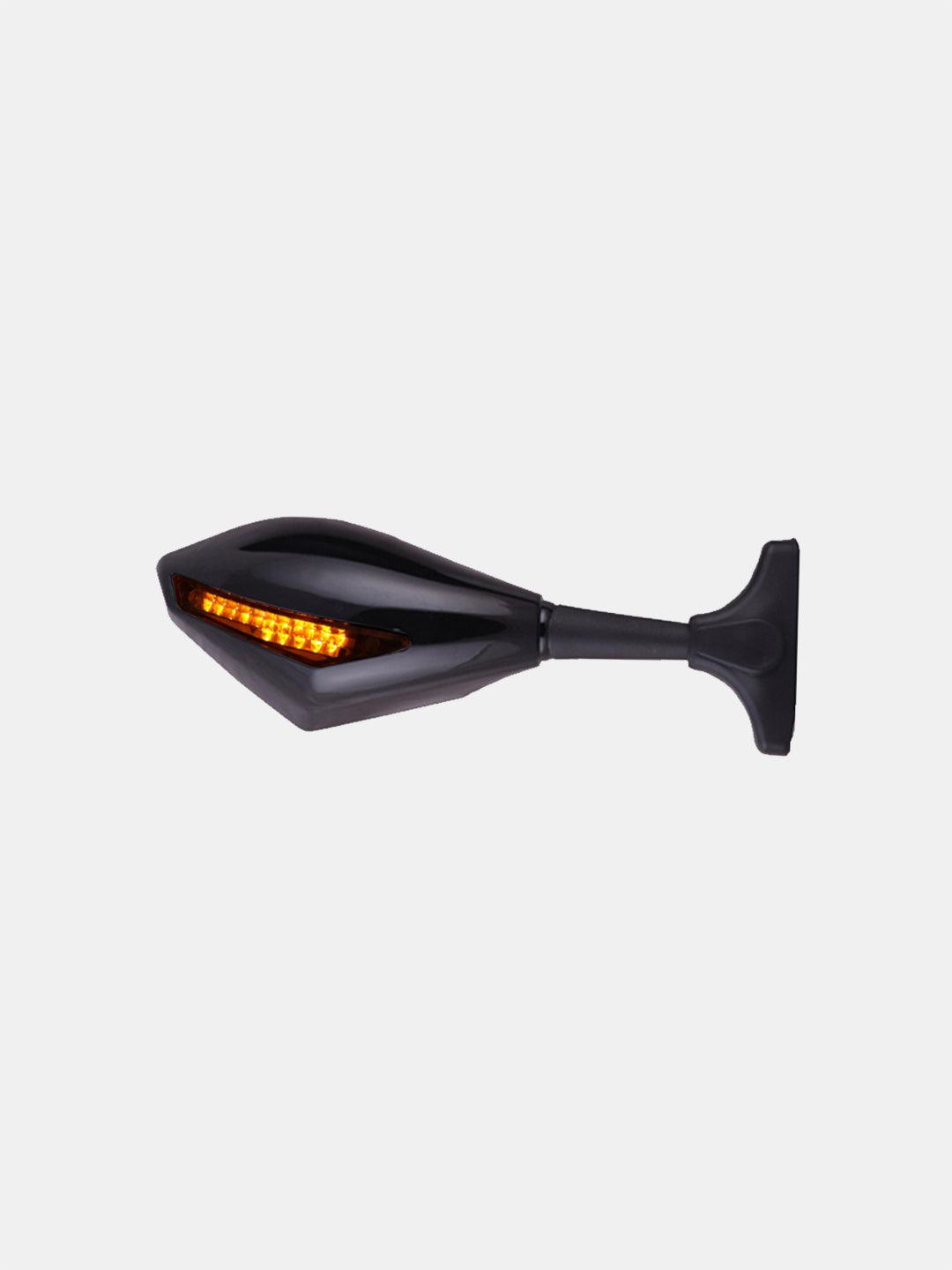 Exclusive 1 Side LED Indicator Mirror - Moto Modz