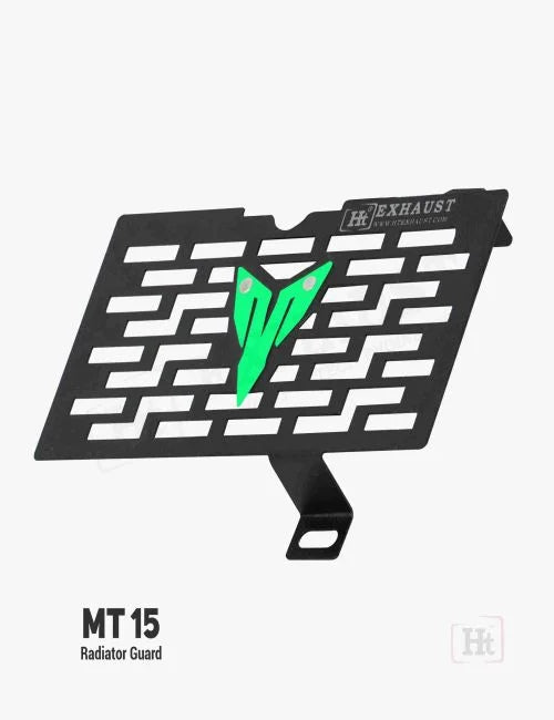 MT 15 Radiator guard with neon color YAMAHA MT logo – RD 907 / Ht exhaust